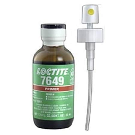 Henkel Primer Threadlocker, Speeds Cure of Anaerobic Adhesives, Bottle, 1.75 Oz SF 7649 IDH 135286